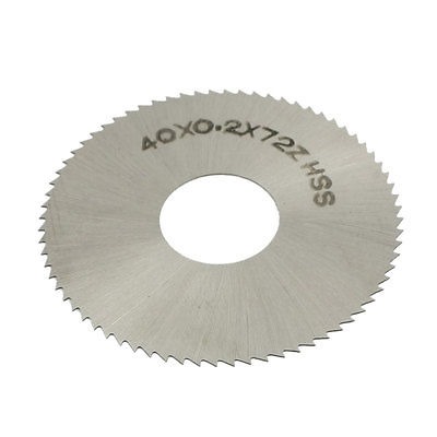 Free-Shipping-HSS-72-Teeth-40mm-x-0-2mm-x-13mm-Circular-Slitting-Saw-Blade-Cutter